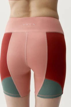 Born Living Yoga Pantal&oacute;n corto deportivo Darana coral rojo/verde^Mujer Deporte