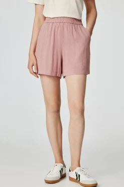 Pieces Pantal&oacute;n corto lino^Mujer Pantalones