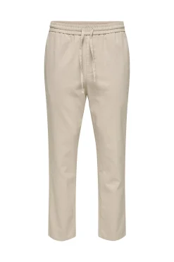 Only & Sons Pantal&oacute;n de lino^Hombre Lino|Pantalones