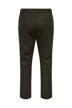 Only & Sons Pantal&oacute;n de lino^Hombre Lino|Pantalones