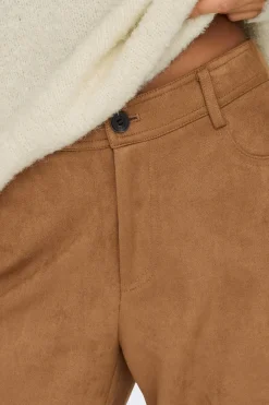 Only Pantal&oacute;n de traje de ante^Mujer Pantalones