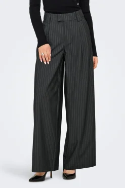 Only Pantal&oacute;n de traje raya diplom&aacute;tica^Mujer Pantalones