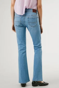 Pepe Jeans Pantal&oacute;n denim flare tiro bajo Pimlico^Mujer Jeans
