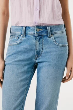 Pepe Jeans Pantal&oacute;n denim flare tiro bajo Pimlico^Mujer Jeans