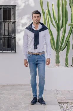 Celopman Pantalón Denim Skinny^Hombre Jeans