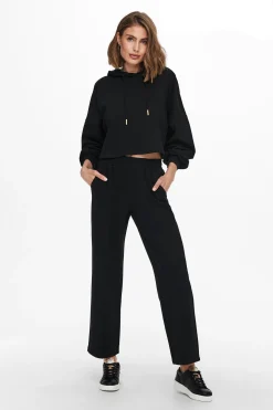 Only Pantal&oacute;n flu&iacute;do cintura ajustable^Mujer Pantalones