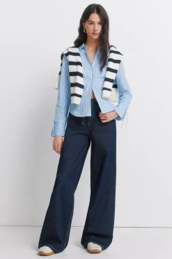 Springfield Pantal&oacute;n jogger ancho^Mujer Jeans|Pantalones