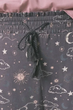 Women'secret Pantal&oacute;n largo 100% algod&oacute;n estampado astral^Mujer Pijamas