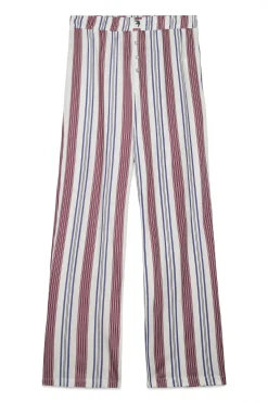 Women'secret Pantal&oacute;n largo 100% algod&oacute;n rayas granate^Mujer Pijamas