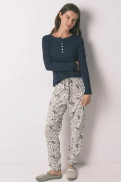 Women'secret Pantalón largo algodón Paisley^Mujer Pijamas