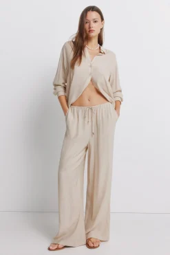 Springfield Pantal&oacute;n largo ancho^Mujer Pantalones|Basic Bar