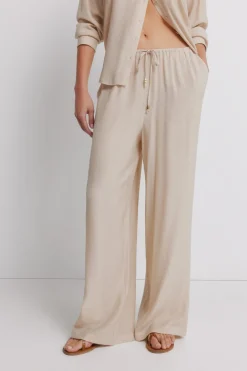 Springfield Pantal&oacute;n largo ancho^Mujer Pantalones|Basic Bar