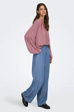 JDY Pantalón largo ancho^Mujer Jeans|Pantalones