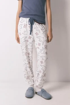 Women'secret Pantalón largo estampado pájaros^Mujer Pijamas