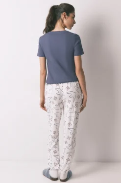 Women'secret Pantal&oacute;n largo estampado p&aacute;jaros^Mujer Pijamas