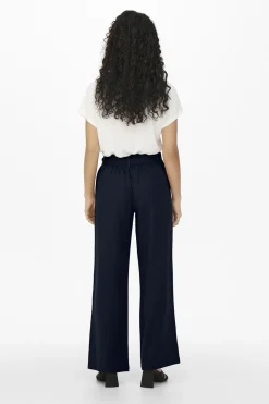 JDY Pantal&oacute;n largo de lino^Mujer Lino|Pantalones