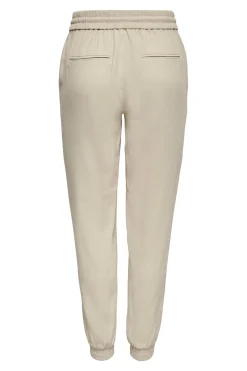 Only Pantal&oacute;n largo fluido de cintura el&aacute;stica^Mujer Pantalones