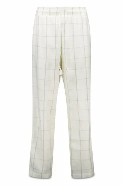 Women'secret Pantal&oacute;n largo franela blanco print cuadros^Mujer Pijamas