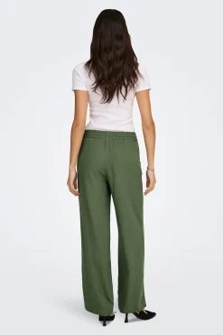 JDY Pantal&oacute;n largo lino^Mujer Pantalones