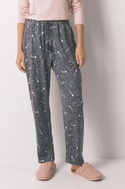 Women'secret Pantal&oacute;n largo punto c&aacute;lido suave estrellas es^Mujer Pijamas