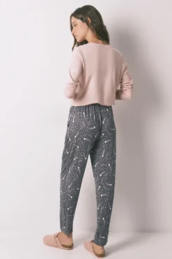 Women'secret Pantal&oacute;n largo punto c&aacute;lido suave estrellas es^Mujer Pijamas