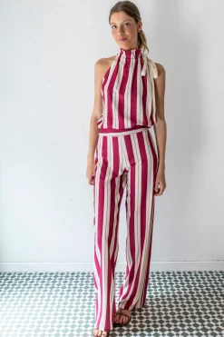 Cul Sac Pantal&oacute;n palazzo el&aacute;stico^Mujer Pantalones|Total Look