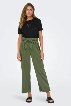 Only Pantal&oacute;n paperbag fluido^Mujer Pantalones