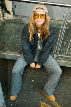 Noisy May pantal&oacute;n punto l&iacute;nea lateral^Mujer Pantalones