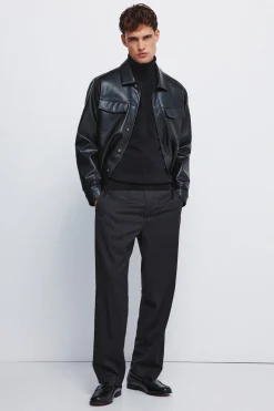 Springfield Pantal&oacute;n rayas straight fit^Hombre Pantalones