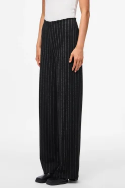 Pieces Pantal&oacute;n rayas tiro alto recto^Mujer Pantalones