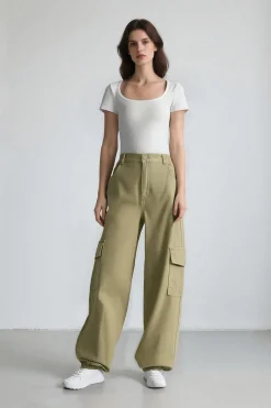 DeFacto Pantal&oacute;n recto^Mujer Pantalones