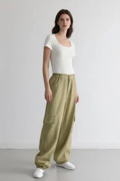 DeFacto Pantal&oacute;n recto^Mujer Pantalones