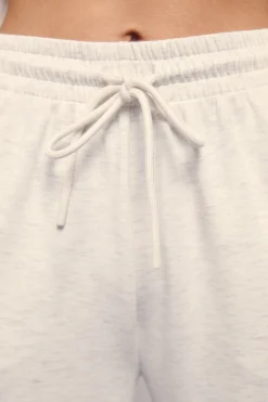 Dash and Stars Pantalón recto ancho tacto suave gris^Mujer Deporte