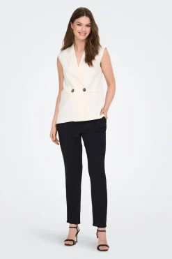 Only Pantal&oacute;n recto fluido^Mujer Pantalones