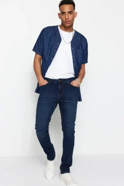 Trendyol Pantal&oacute;n vaquero ajustado^Hombre Pantalones