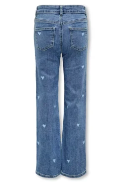 Only Girls Pantal&oacute;n vaquero bordado ni&ntilde;a^Niños Jeans