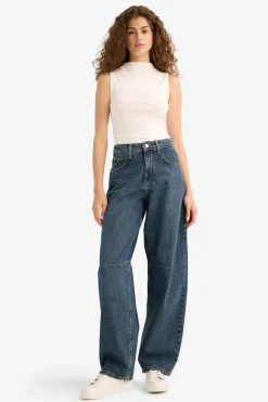 DeFacto Pantal&oacute;n vaquero de talle alto^Mujer Jeans