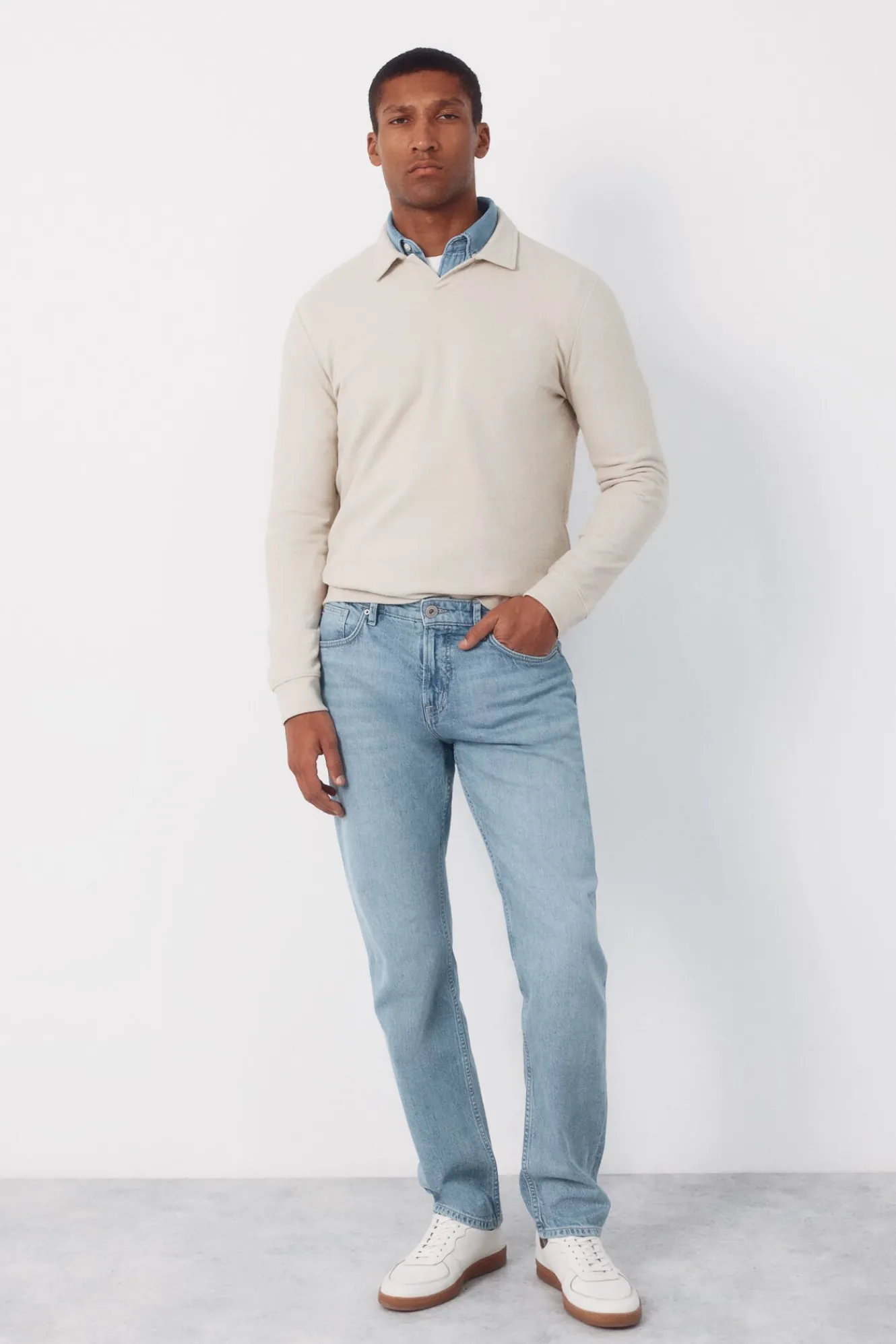 Cortefiel Pantalón vaquero ligero regular fit^Hombre Jeans