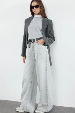 Trendyol Pantal&oacute;n vaquero Palazzo^Mujer Jeans|Pantalones