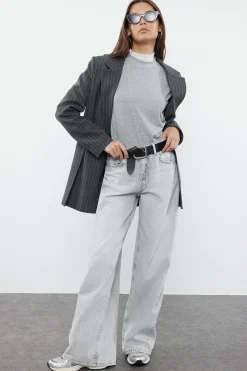 Trendyol Pantal&oacute;n vaquero Palazzo^Mujer Jeans|Pantalones