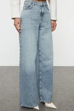 Trendyol Pantal&oacute;n vaquero Palazzo^Mujer Jeans|Pantalones