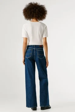 Pepe Jeans Pantal&oacute;n vaquero recto tiro ultra alto^Mujer Jeans