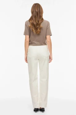 Vila Pantalón vaquero recto con cintura alta^Mujer Jeans