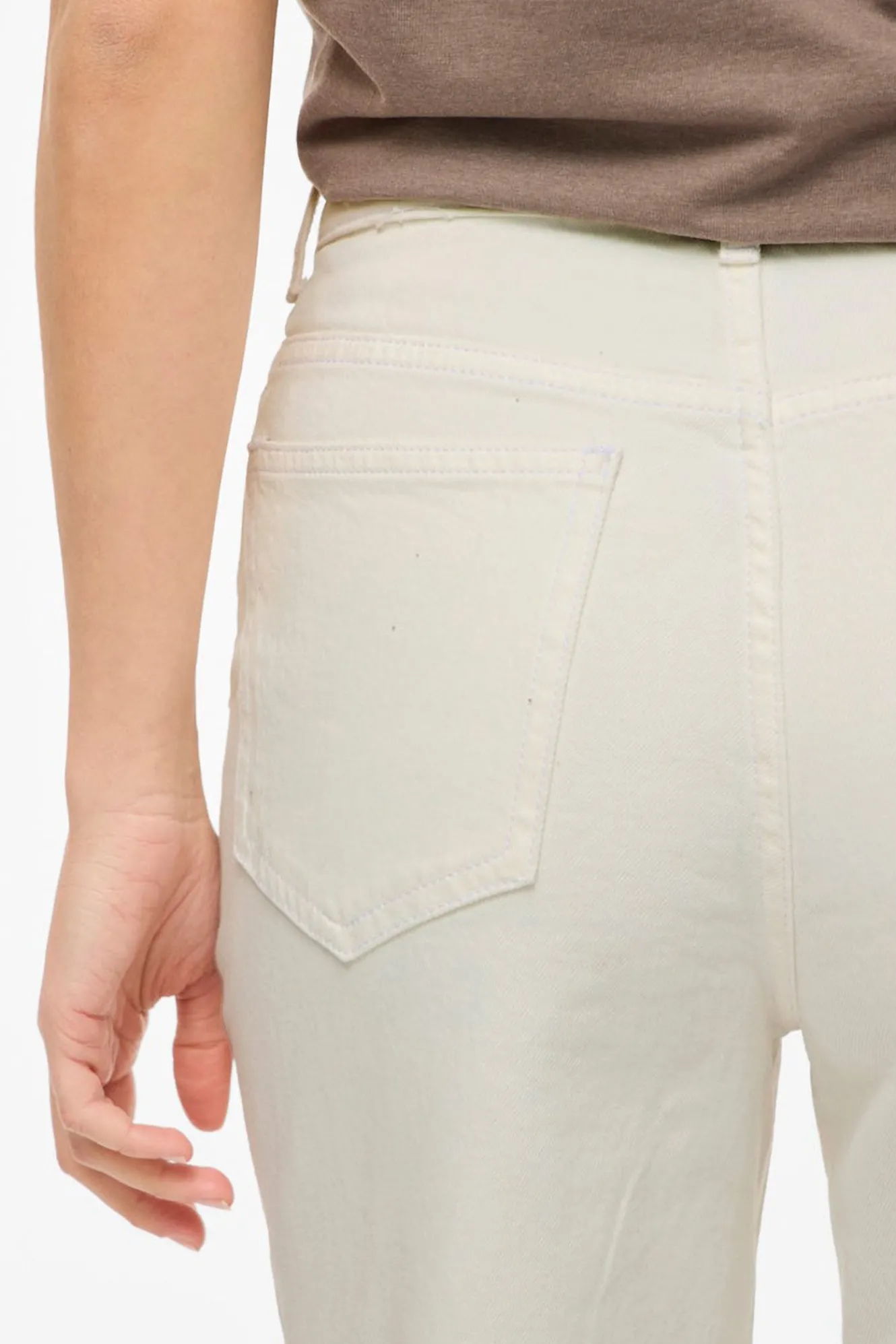 Vila Pantalón vaquero recto con cintura alta^Mujer Jeans