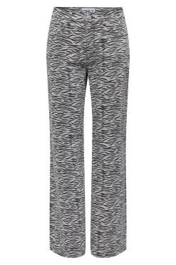 Only Pantalón Wide Leg animal print^Mujer Jeans|Pantalones