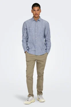 Only & Sons Pantalon chino de hombre slim fit.^Hombre Chinos