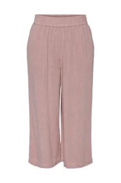 Pieces Pantalon culotte lino^Mujer Pantalones|Total Look