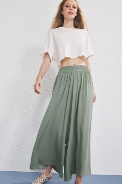 Trendyol Pantalones anchos ligeros^Mujer Pantalones