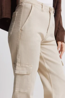 Springfield Pantalones cargo algod&oacute;n^Mujer Pantalones