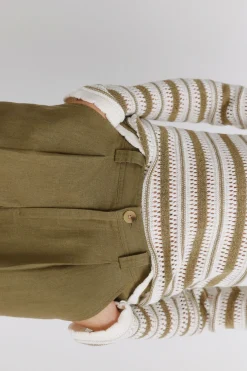 Springfield Pantalones de lino^Mujer Lino|Pantalones